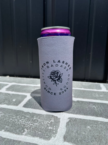 Iron Lashes Badass Can Koozie
